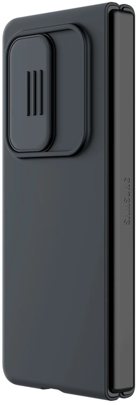 Чехол для Samsung Galaxy Fold 3 CamShield Silky Silicone Case Elegant (Black) фото