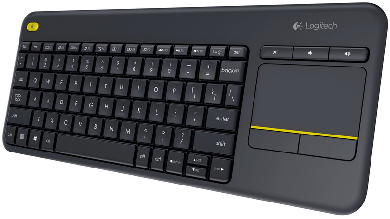 Клавіатура Logitech K400 Touch Plus UA Wireless (Black) 920-007145 фото