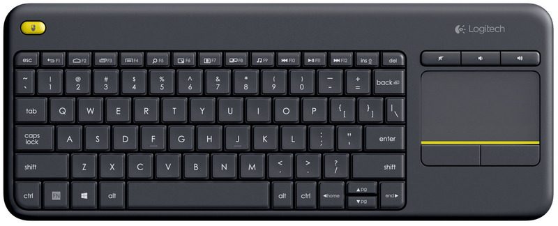Клавіатура Logitech K400 Touch Plus UA Wireless (Black) 920-007145 фото