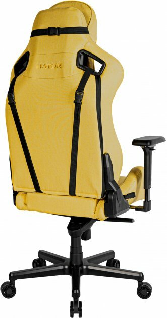 Ігрове крісло HATOR Arc Fabric (Saffron Yellow) HTC-995 фото