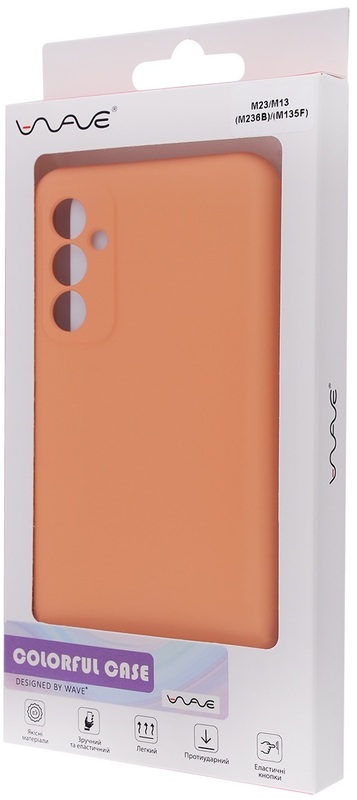 Чохол для Samsung M23/M13 WAVE Colorful Case (Orange) фото