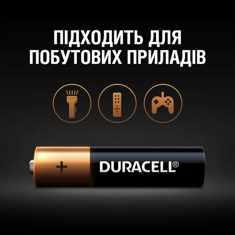 Батарейки Duracell Basic LR03 АAА Блистер фото