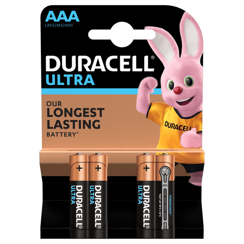 Батарейки Duracell Ultra Power LR03 АAА Блiстер фото