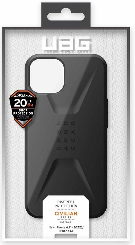 Чохол для iPhone 14 UAG Civilian (Black) - фото - №5