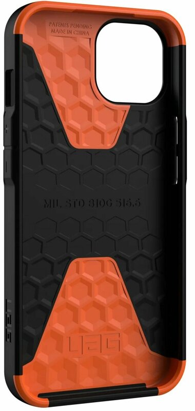 Чохол для iPhone 14 UAG Civilian (Black) - фото - №4