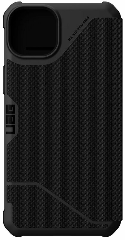 Чохол для iPhone 14 UAG Metropolis, (Kevlar Black) - фото - №3