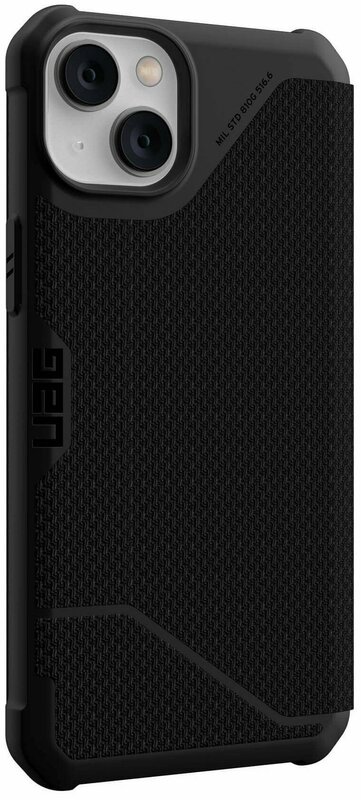 Чохол для iPhone 14 UAG Metropolis, (Kevlar Black) - фото - №2