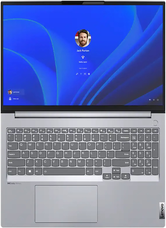 Ноутбук Lenovo ThinkBook 16 G4+ IAP Arctic Grey (21CY000YRA) - фото - №5