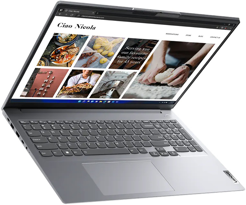 Ноутбук Lenovo ThinkBook 16 G4+ IAP Arctic Grey (21CY000YRA) - фото - №2