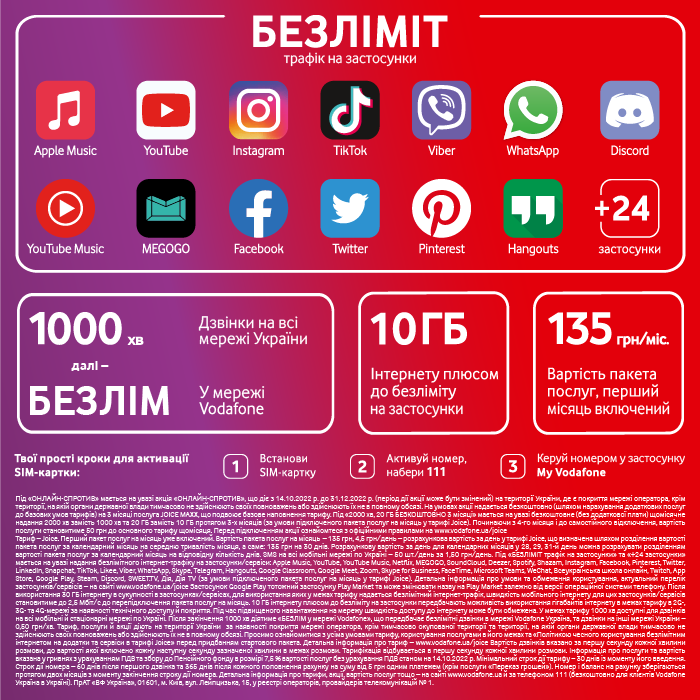 Vodafone "Joice" - фото - №1