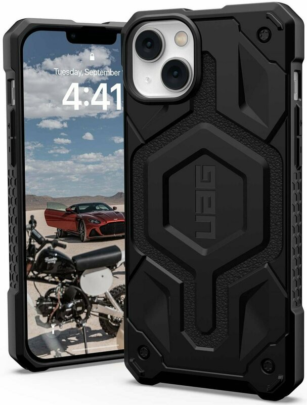 Чохол для iPhone 14 Plus UAG Monarch Pro Magsafe (Black) - фото - №5