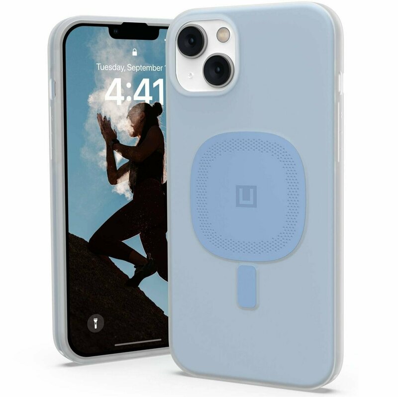 Чохол для iPhone 14 Plus UAG Lucent 2.0 Magsafe (Cerulean) - фото - №4