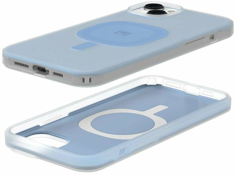 Чохол для iPhone 14 Plus UAG Lucent 2.0 Magsafe (Cerulean) - фото - №5