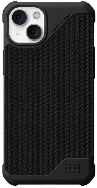 Чохол для iPhone 14 Plus Metropolis LT Magsafe (Kevlar Black) фото