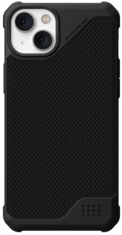 Чохол для iPhone 14 Plus Metropolis LT Magsafe (Kevlar Black) - фото - №0
