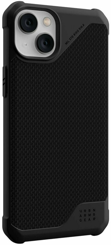 Чохол для iPhone 14 Plus Metropolis LT Magsafe (Kevlar Black) - фото - №1