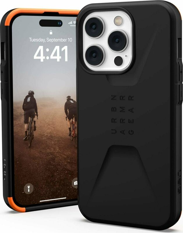 Чохол для iPhone 14 Pro UAG Civilian (Black) - фото - №5