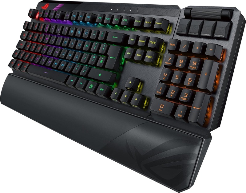 Ігрова клавіатура ASUS ROG Claymore II RX Red EN PBT (90MP01W0-BKUA01) фото