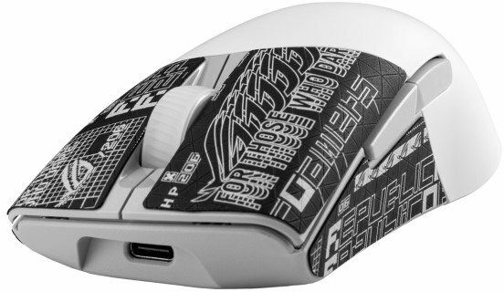 Миша ігрова ASUS ROG Keris WL Aimpoint (White) 90MP02V0-BMUA10 - фото - №5