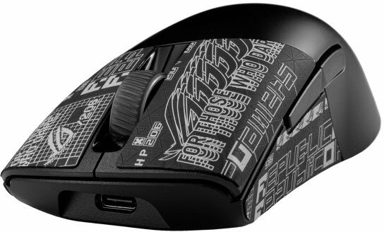 Миша ігрова ASUS ROG Keris WL Aimpoint (Black) 90MP02V0-BMUA00 - фото - №4