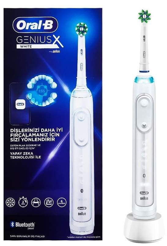 Електрична зубна щітка ORAL-B Genius X/D706.513.6X (White) тип 3757 (4210201397007) фото