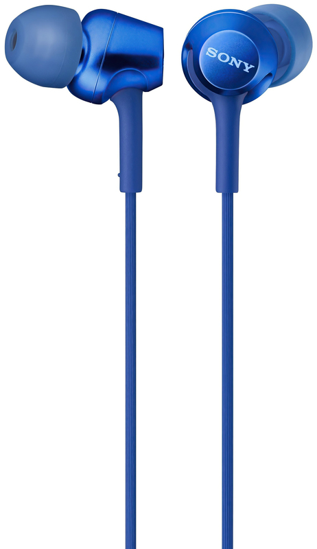Навушники Sony MDR-EX255AP In-ear Mic (Blue) MDREX255APL.E фото