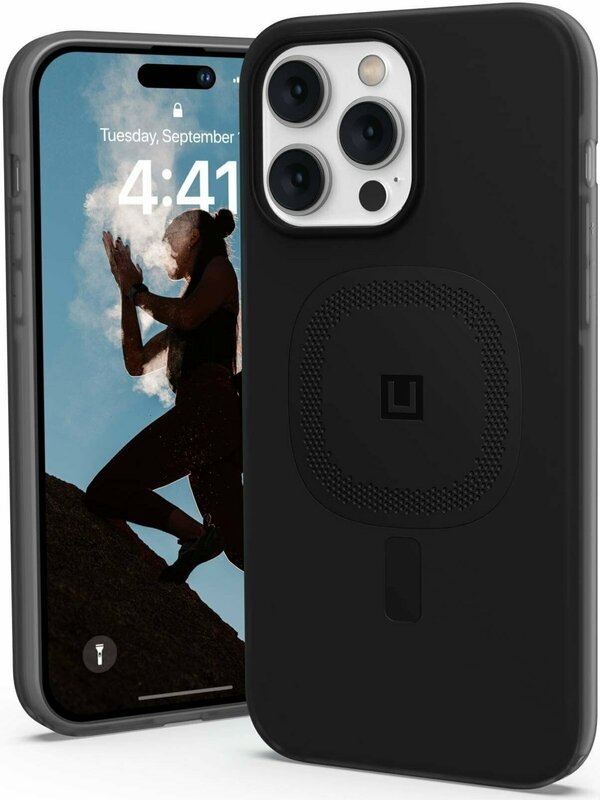Чохол для iPhone 14 Pro Max UAG Lucent 2.0 Magsafe (Black) - фото - №4