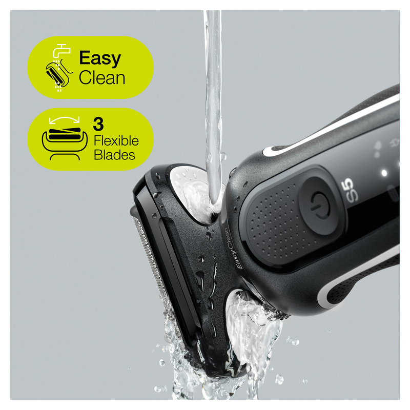 Электробритва BRAUN Series 5 51-W1200s (Black/White) фото