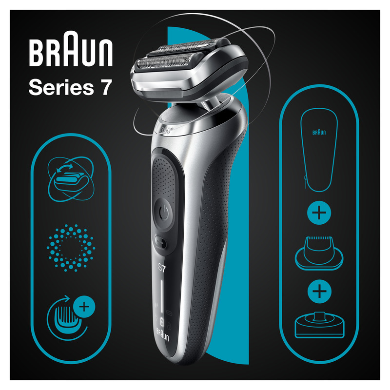 Електробритва BRAUN Series 7 71-S4200cs (Silver/Black) - фото - №4