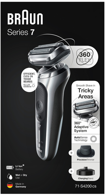 Електробритва BRAUN Series 7 71-S4200cs (Silver/Black) - фото - №3