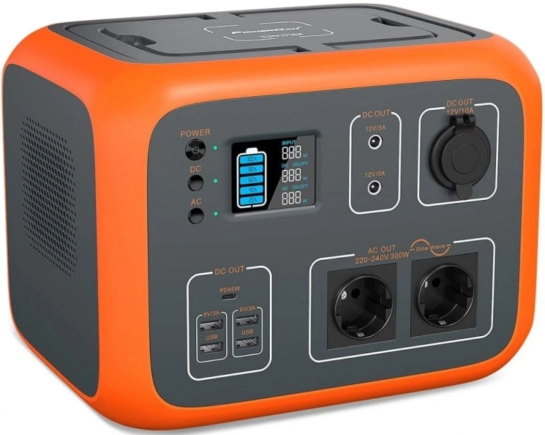 Зарядная станция Bluetti AC50S (500 Вт*ч/300 Вт) Black-Orange фото