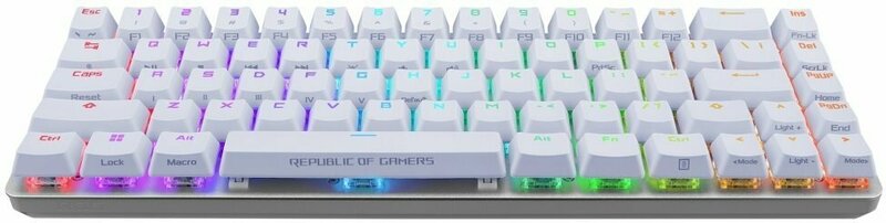 Клавіатура ігрова ASUS ROG Falchion Ace NX Red EN PBT (White) 90MP0346-BKUA11 фото