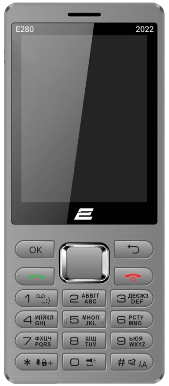 2E E280 Dual Sim 2022 Silver (688130245227) фото