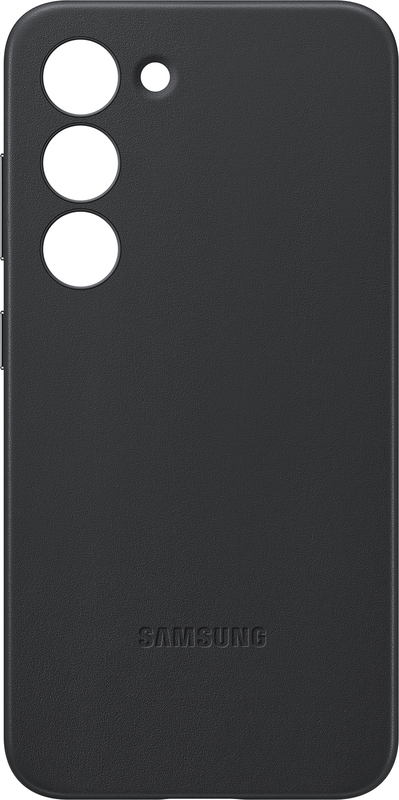 Чохол для Samsung S23 Leather Case (Black) фото