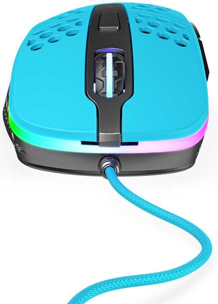 Ігрова комп'ютерна миша XTRFY M4 RGB (Miami Blue) XG-M4-RGB-BLUE фото