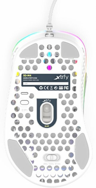 Ігрова комп'ютерна миша Xtrfy M4 RGB (White) XG-M4-RGB-WHITE - фото - №5