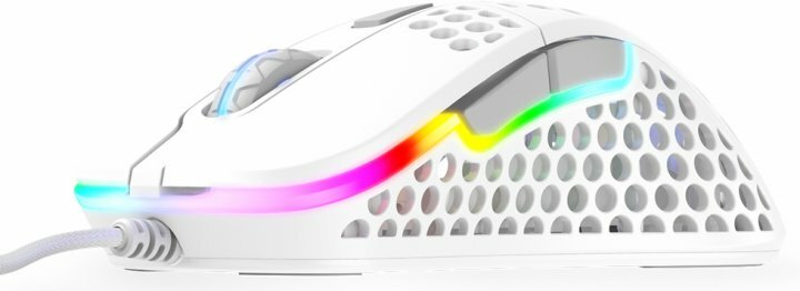 Ігрова комп'ютерна миша Xtrfy M4 RGB (White) XG-M4-RGB-WHITE - фото - №2