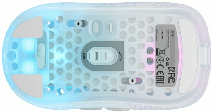 Ігрова комп'ютерна миша Xtrfy MZ1 RGB WL (White) MZ1W-RGB-WHITE - фото - №2