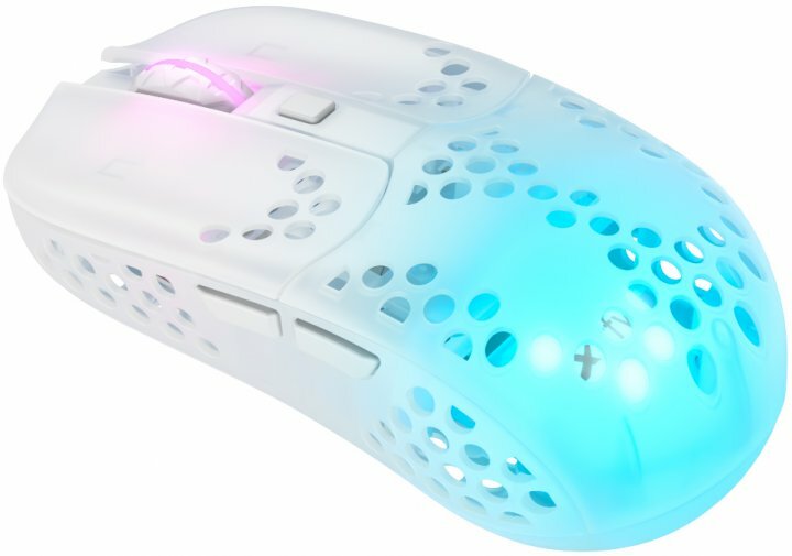 Ігрова комп'ютерна миша Xtrfy MZ1 RGB WL (White) MZ1W-RGB-WHITE - фото - №1