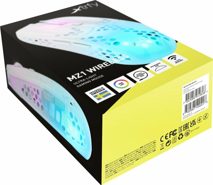Ігрова комп'ютерна миша Xtrfy MZ1 RGB WL (White) MZ1W-RGB-WHITE - фото - №12