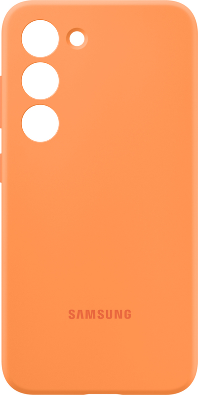 Чехол для Samsung s23 Silicone Case (Orange) фото