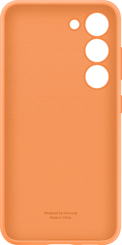 Чехол для Samsung s23 Silicone Case (Orange) фото