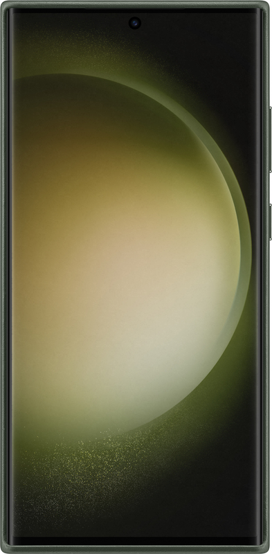 Чохол для Samsung S23 Ultra Leather Case (Green) фото