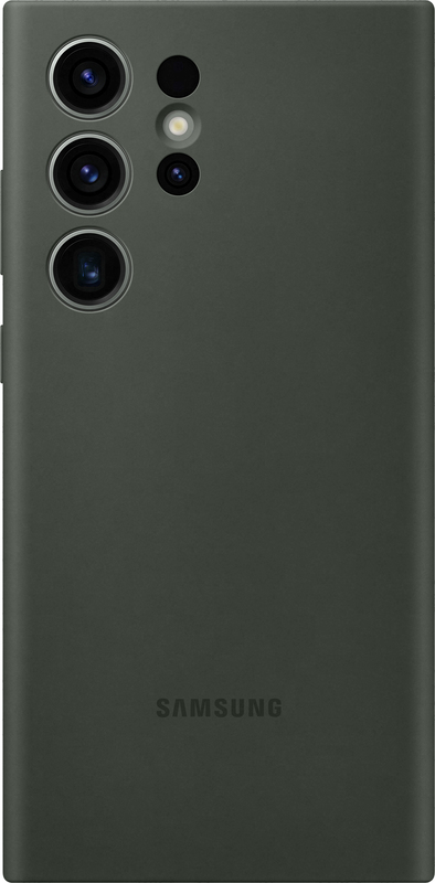 Чехол для Samsung s23 Ultra Silicone Case (Green) фото