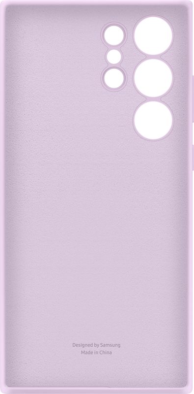 Чехол для Samsung s23 Ultra Silicone Case (Lavander) фото