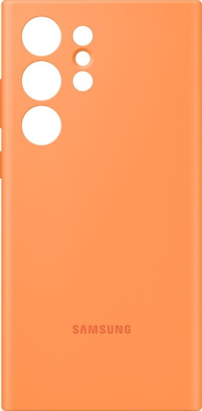 Чохол для Samsung s23 Ultra Silicone Case (Orange) фото