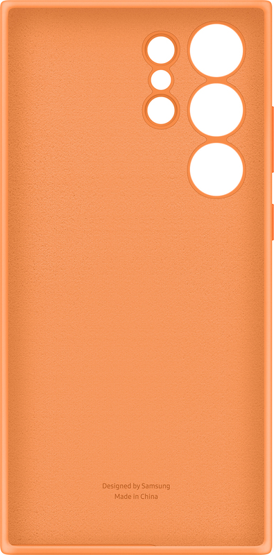 Чохол для Samsung s23 Ultra Silicone Case (Orange) фото