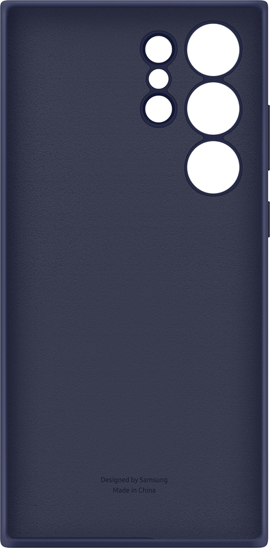Чехол для Samsung s23 Ultra Silicone Case (Navy) фото