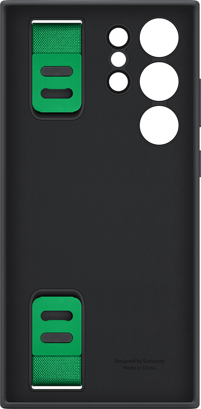 Чохол для Samsung s23 Ultra Silicone Grip Case (Black) фото