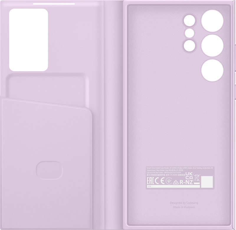 Чохол для Samsung s23 Ultra Smart View Wallet Case (Lilac) фото